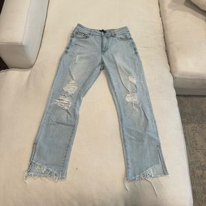 AFRM - Light Wash Cropped Jeans - Size 26